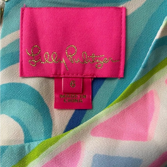 Lilly Pulitzer Narissa Stretch Shift Coco Island #005199 Women's Size 6. - Picture 6 of 7